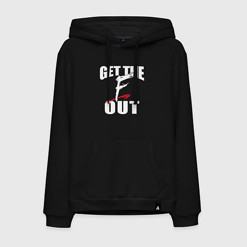 Мужская толстовка-худи Wwe Get the F Out / Черный – фото 1