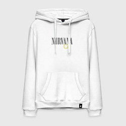 Мужская толстовка-худи Nirvana logo smile