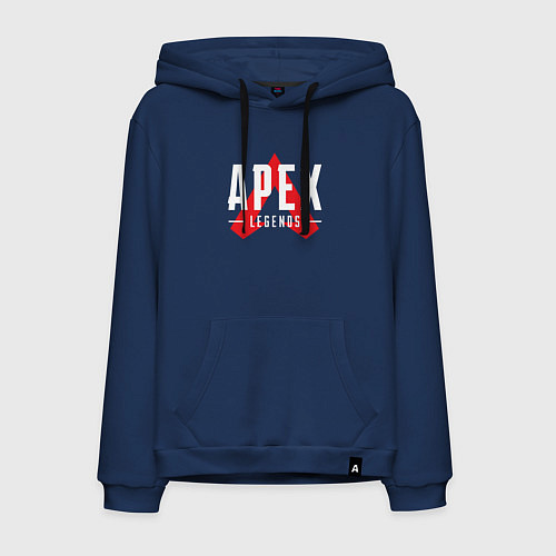 Мужская толстовка-худи Лого апекс ледженс / Тёмно-синий – фото 1