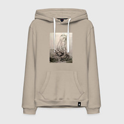 Мужская толстовка-худи Мудрая волчица Холо