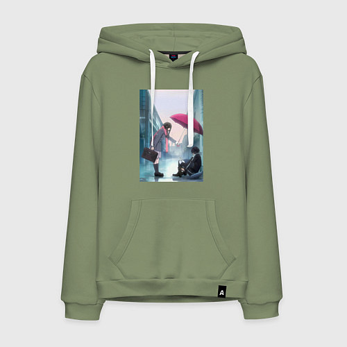 Мужская толстовка-худи Хиёри Ики Ято / Авокадо – фото 1