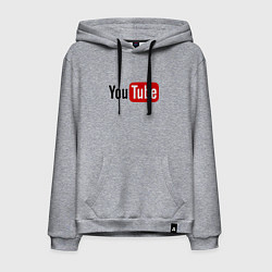 Мужская толстовка-худи You tube logo