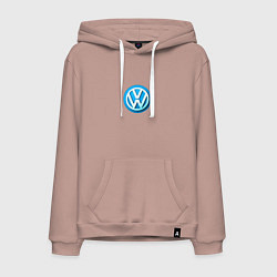 Мужская толстовка-худи Volkswagen logo blue