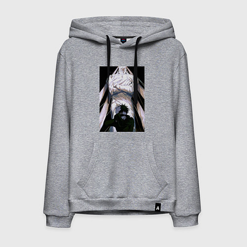 Мужская толстовка-худи Магическая битва Мэгуми Фусигуро холодный юноша / Меланж – фото 1