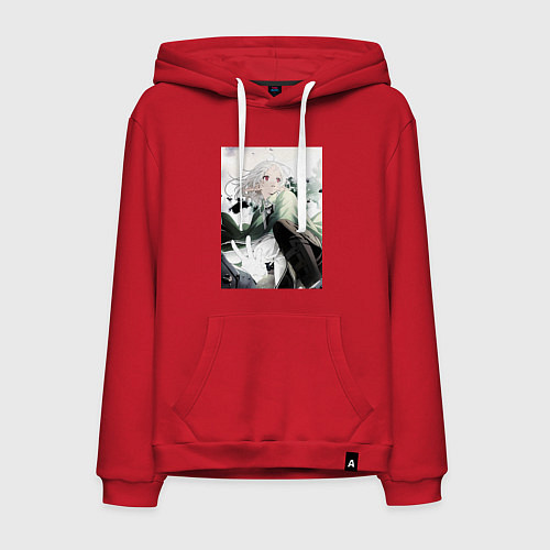 Мужская толстовка-худи Реинкарнация безработного Сильфиетта арт / Красный – фото 1