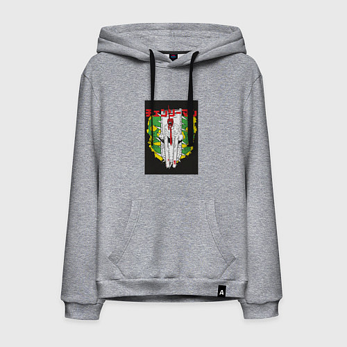 Мужская толстовка-худи Человек-бензопила Денджи бензопила / Меланж – фото 1