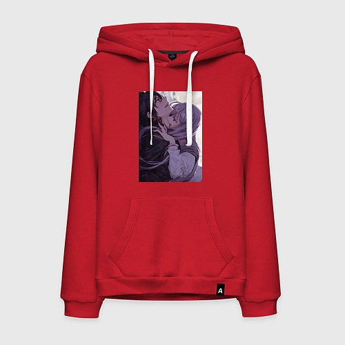Мужская толстовка-худи Последний Серафим Шиноа Хираги вампир / Красный – фото 1