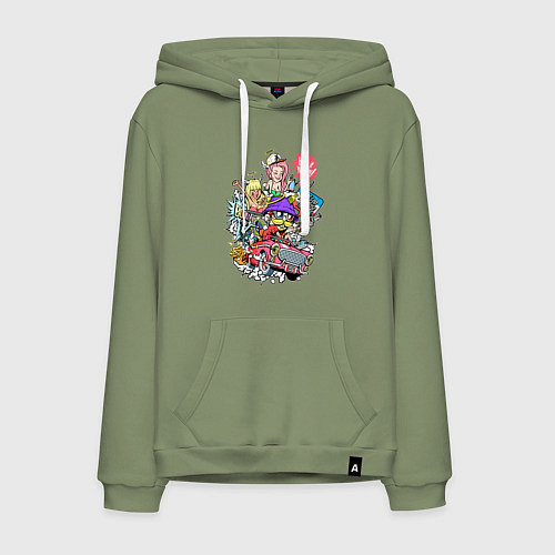 Мужская толстовка-худи Делай всё по-своему / Авокадо – фото 1