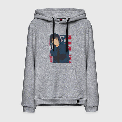 Мужская толстовка-худи Человек-бензопила Макима Makima / Меланж – фото 1