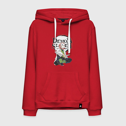 Мужская толстовка-худи Клинок рассекающий демонов Сабито / Красный – фото 1