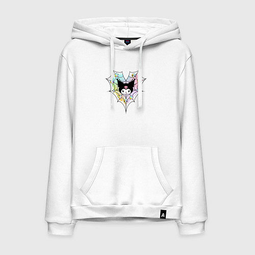Мужская толстовка-худи Паутина Куроми / Белый – фото 1