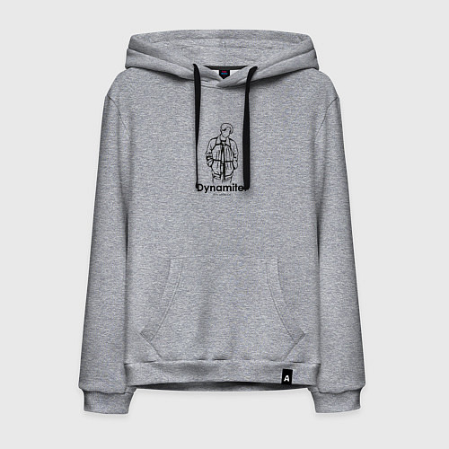 Мужская толстовка-худи BTS Dynamite Jeon Jungkook / Меланж – фото 1
