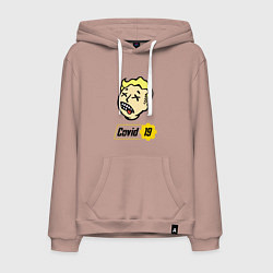 Мужская толстовка-худи Vault boy - covid 19