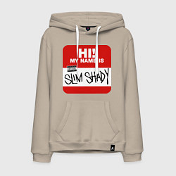 Мужская толстовка-худи Eminem - slim shady sticker