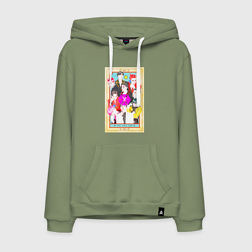 Мужская толстовка-худи Exo мы одно целое / Авокадо – фото 1