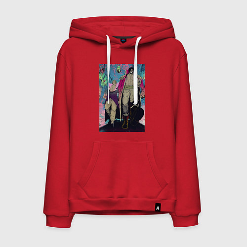 Мужская толстовка-худи Ван-Пис Роджер Гол Д / Красный – фото 1