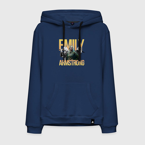 Мужская толстовка-худи Linkin Park Emily / Тёмно-синий – фото 1