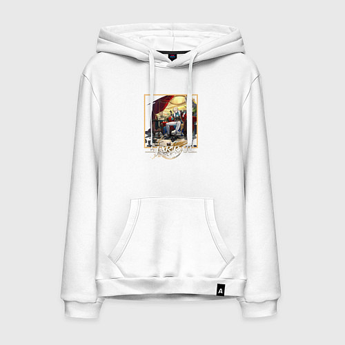 Мужская толстовка-худи Авантюрин / Белый – фото 1