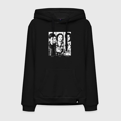 Мужская толстовка-худи Винчестеры трио чб / Черный – фото 1