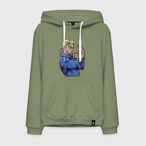 Мужская толстовка-худи Магическая битва Нанами Кенто битва / Авокадо – фото 1