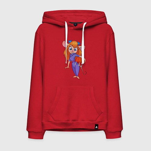 Мужская толстовка-худи Rescue rangers - Gadget Hackwrench / Красный – фото 1