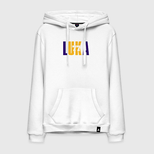 Мужская толстовка-худи Lakers Luka / Белый – фото 1