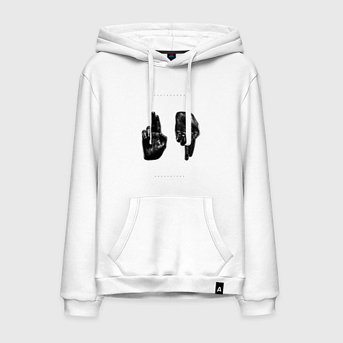Мужская толстовка-худи Zeal & Ardor / Белый – фото 1