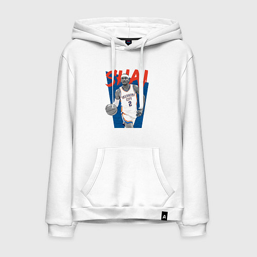 Мужская толстовка-худи Shai - Oklahoma Thunder / Белый – фото 1