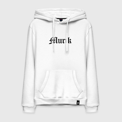 Мужская толстовка-худи Мурманск - мем / Белый – фото 1