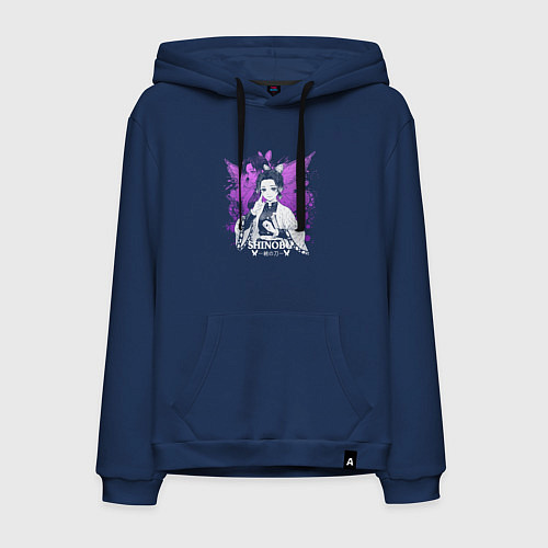 Мужская толстовка-худи Шинобу кочо - y2k / Тёмно-синий – фото 1