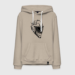 Мужская толстовка-худи Черная вратарская маска