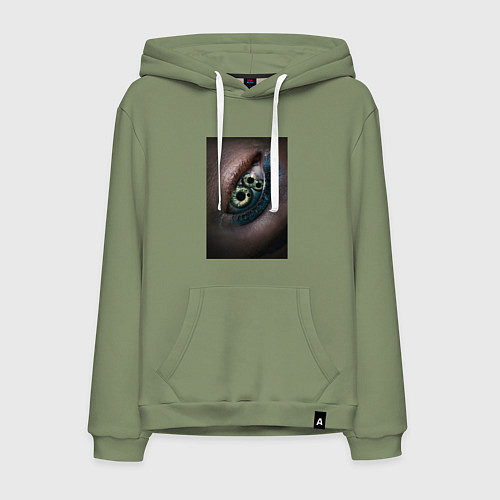 Мужская толстовка-худи Субстанция / Авокадо – фото 1