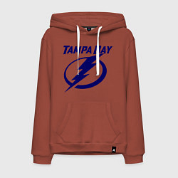 Толстовка-худи хлопковая мужская HC Tampa Bay, цвет: кирпичный