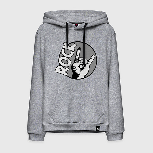 Мужская толстовка-худи Rock Up / Меланж – фото 1