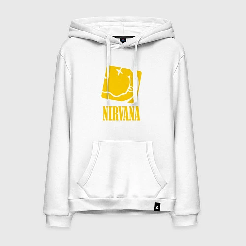 Мужская толстовка-худи Nirvana Cube / Белый – фото 1