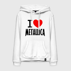 Мужская толстовка-худи I love Metallica