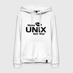 Мужская толстовка-худи Make unix, not war