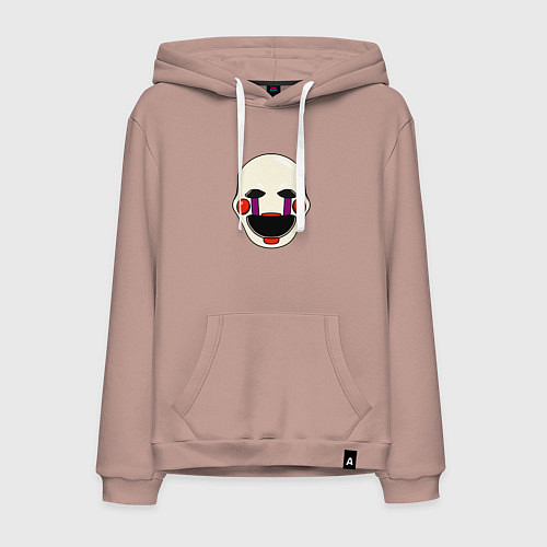 Мужская толстовка-худи Puppet FNAF Марионетка / Пыльно-розовый – фото 1