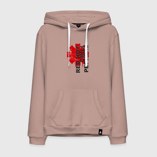 Мужская толстовка-худи Red Hot Chili Peppers / Пыльно-розовый – фото 1