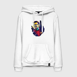 Мужская толстовка-худи Messi Art