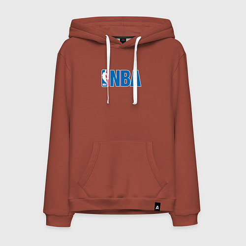 Мужская толстовка-худи NBA / Кирпичный – фото 1