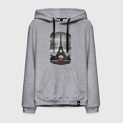 Мужская толстовка-худи Эйфелева башня