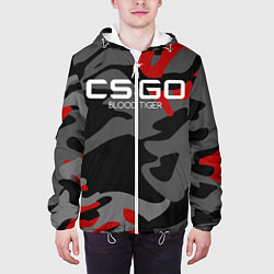 Куртка с капюшоном мужская CS:GO Blood Tiger, цвет: 3D-белый — фото 2