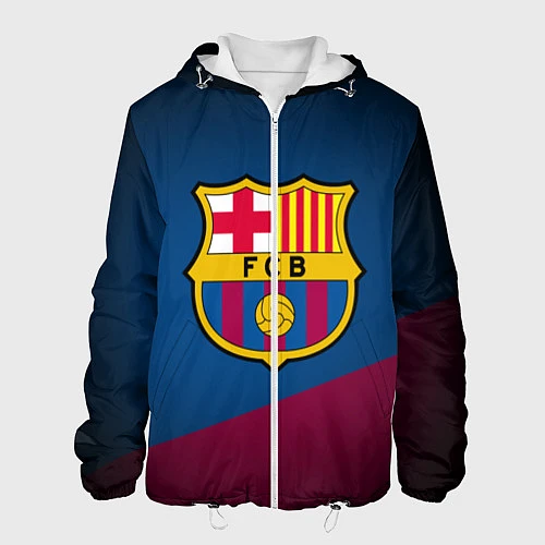 Мужская куртка FCB Barcelona / 3D-Белый – фото 1