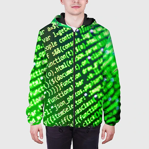 Мужская куртка Программирование 4 / 3D-Черный – фото 3
