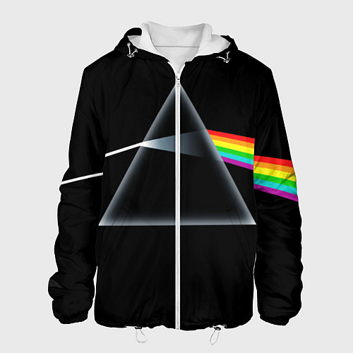 Мужская куртка Pink floyd / 3D-Белый – фото 1