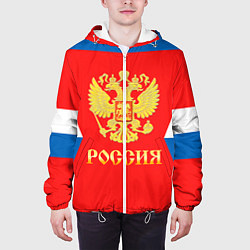 Куртка с капюшоном мужская Сборная РФ: #91 TARASENKO, цвет: 3D-белый — фото 2