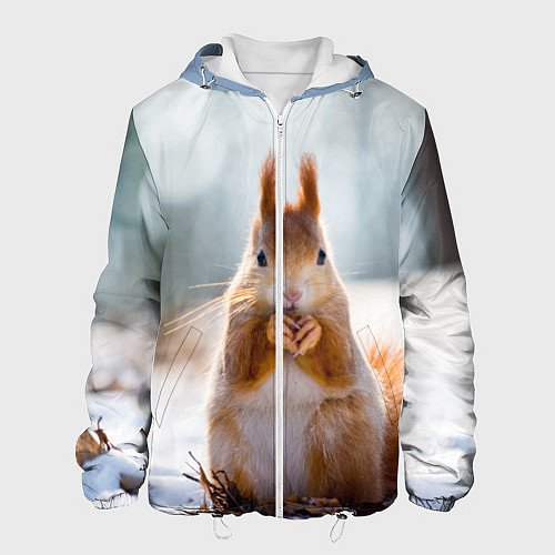 Мужская куртка Лесной грызун / 3D-Белый – фото 1