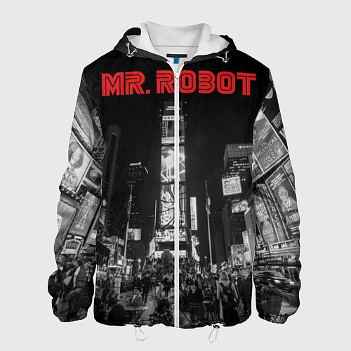 Мужская куртка Mr. Robot City / 3D-Белый – фото 1