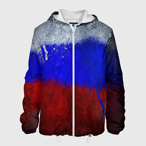 Мужская куртка Русский триколор / 3D-Белый – фото 1